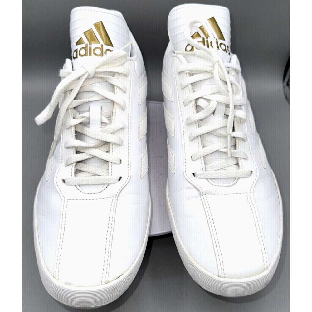 Adidas Copa Trainers Super Men 12 White Gold Indoor Soccer Football Sneakers